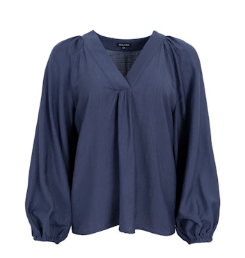 Luisa blus marinblå
