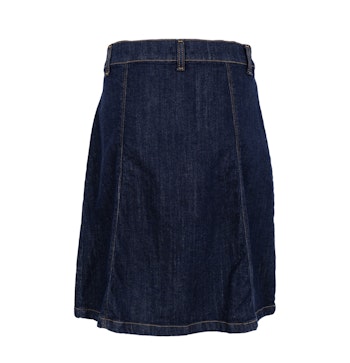 Russel wrap jeanskjol mörk