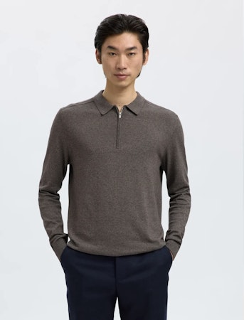 Berg half zip morel