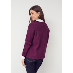Frigga v-neck vinröd