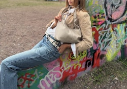 Ulrika handväska ljus beige