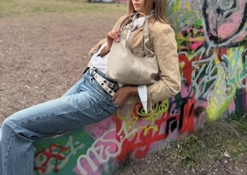 Ulrika handväska ljus beige