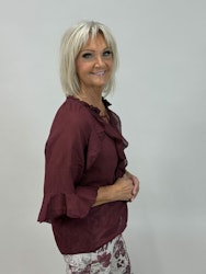 Livia blus vinröd