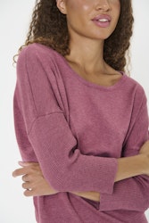 Mila r-neck pullover rosa