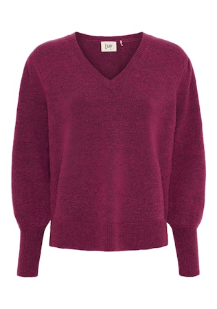 Anna v-neck stickad