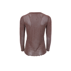Alexis mesh strass brun