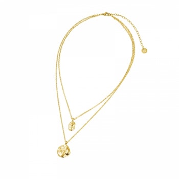 Kaia duo halsband guld