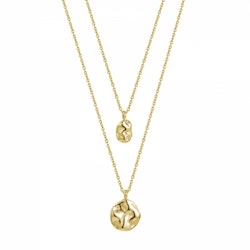 Kaia duo halsband guld
