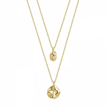 Kaia duo halsband guld