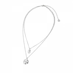 Kaia duo halsband silver