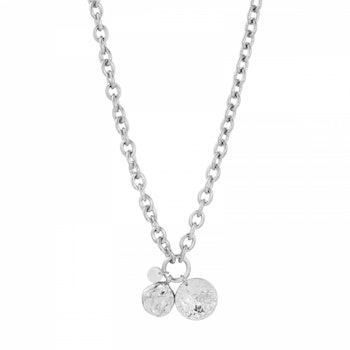 Kaia lång halsband silver