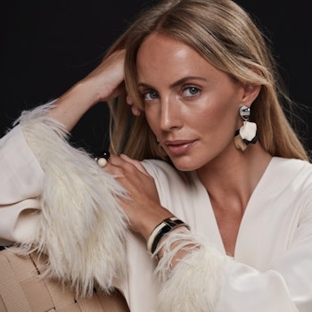 Paloma örgängen svart/sand/ivory/silver