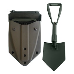 MIL-TEC by STURM Hand Shovel with double folding, Stainless steel