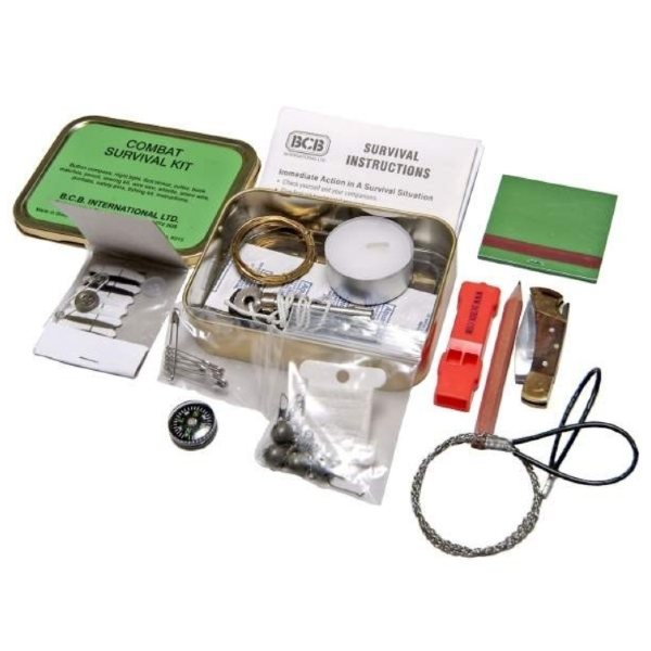 BCB Combat Survival Tin Kit - Överlevnads Kit