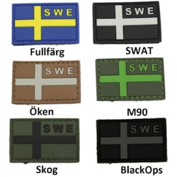 SWE Svensk PVC flagga - Flera färger