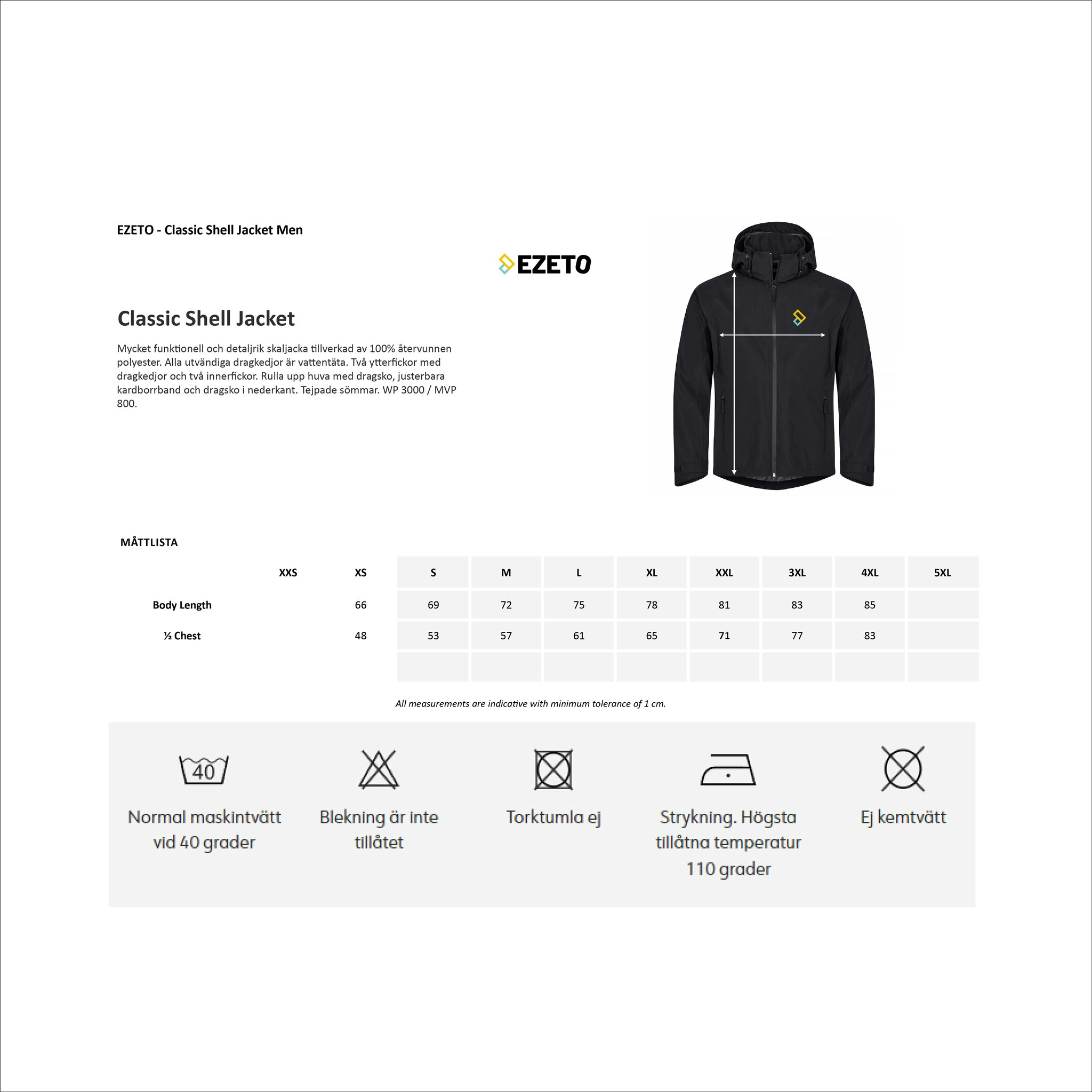 EZETO - Softshell Jacket - Herr