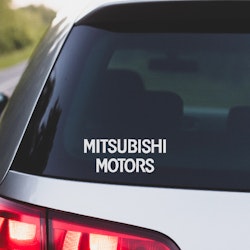 MITSUBISHI | ENDAST TEXT