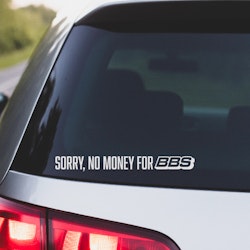 SORRY, NO MONEY FOR BBS