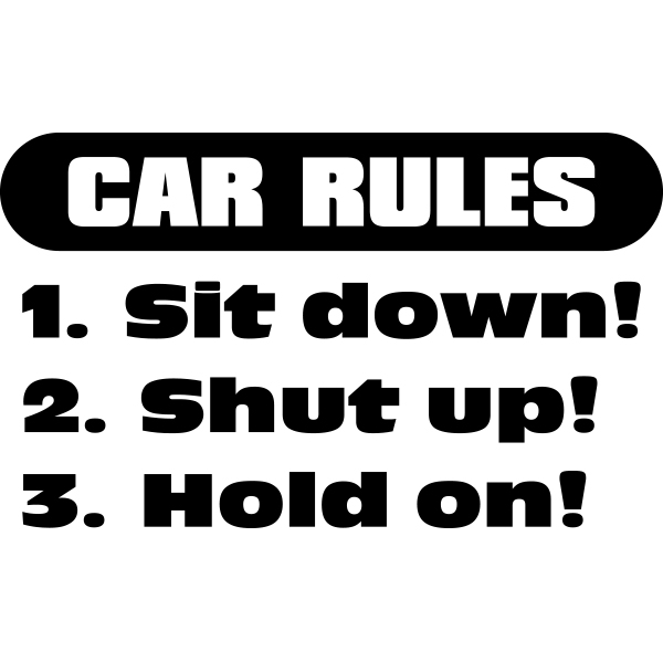 CAR RULES