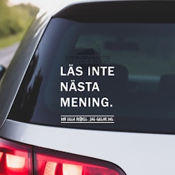 LÄS INTE NÄSTA MENING.