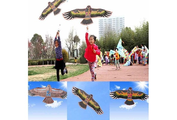 Flyga drake - Rolig Sport ,1.1m Flygande drake. Mått: 110 x 50 cm. Motiv: Örn