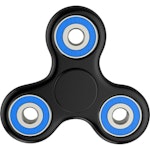 Fidget Hand Spinner - Tre - Svart. Batman Fingertoppsgyro. Leksak