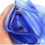 Mobiltelefon - Vattensäkert fodral - Universal - Blå - Material: Mjuk PVC