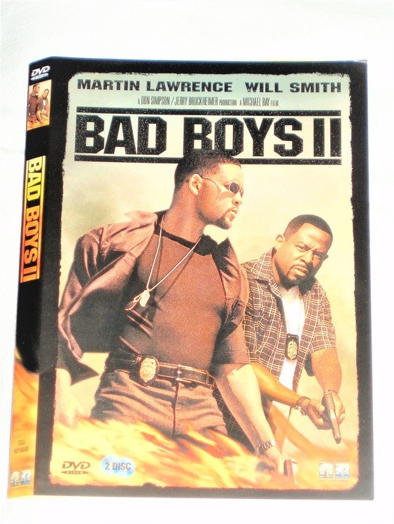 DVD Bad Boys II skiva och omslag svensk text.
