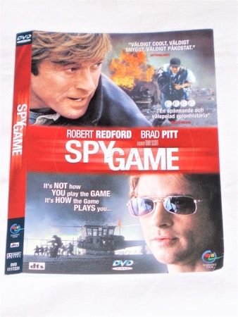 DVD Spy Game skiva och omslag svensk text,normalt begagnat skick.