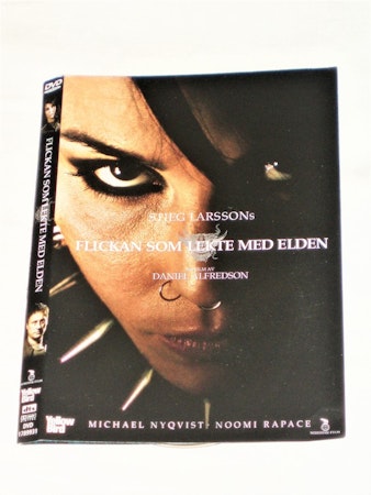 DVD Flickan som lekte med elden skiva+omslag svensk text,normalt begagnat skick.