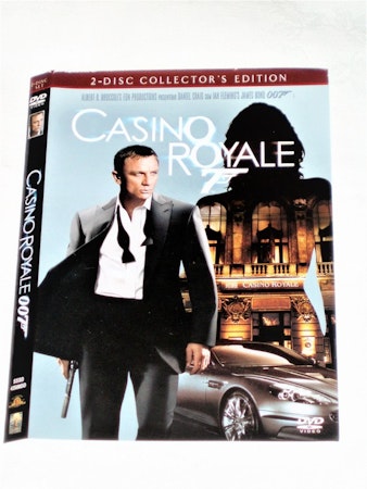 DVD Casino Royale skiva och omslag svensk text,normalt begagnat skick.