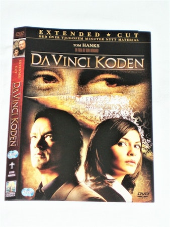 DVD Da Vinci Koden skiva och omslag svensk text.