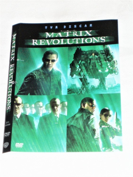 DVD Matrix skiva och omslag svensk text,normalt begagnat skick.