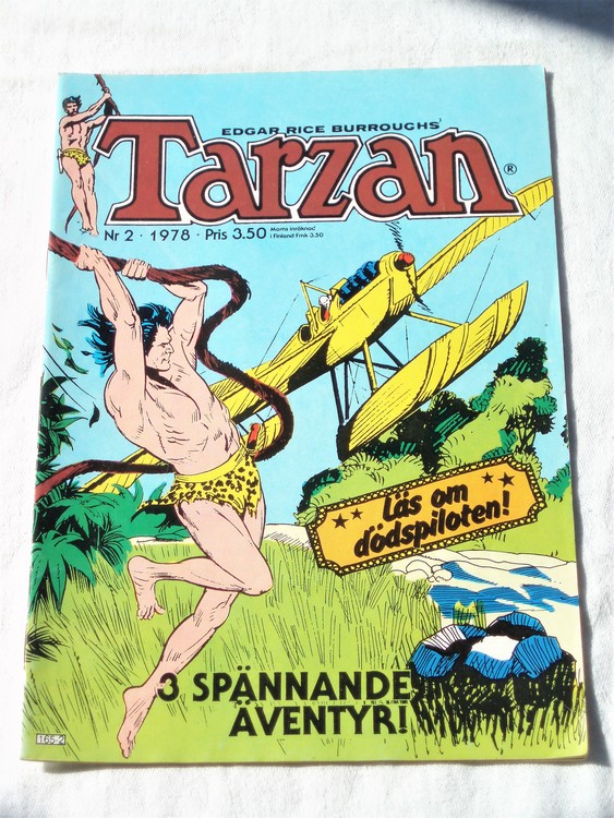 Tarzan nr 2, 1978 mycket bra skick