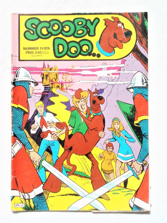 Scooby Doo nr 11 1976 normalslitet, normalskick
