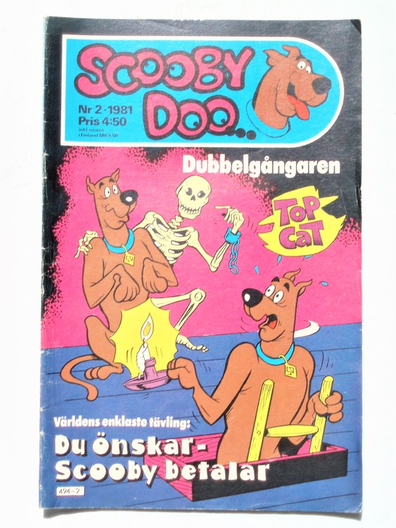 Scooby Doo nr 2 1981 normalslitet, normalskick