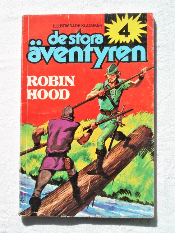 Illustrerade Klassiker "De stora Äventyren Robin Hood"nr4,bättre skick