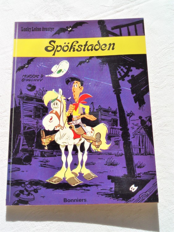 Lucky Luke        "Spökstaden"nr20,1:a upplaga 1975 Bonniers Ny oläst