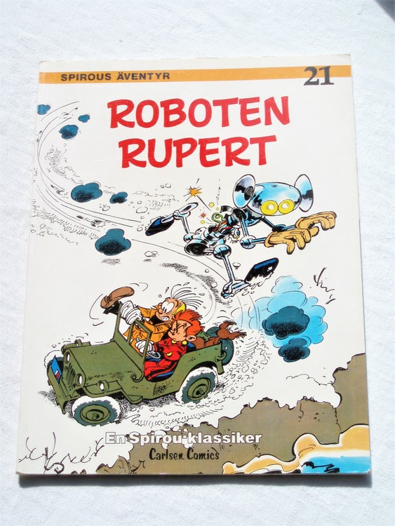 Spirou"Roboten Rupert"1:a upplagan"nr21,mycket bra skick,carlsen comics