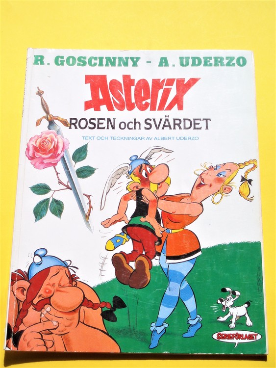 Asterix"Rosen och Svärdet"1:a upplagan vg normalskick normalslitet,serief