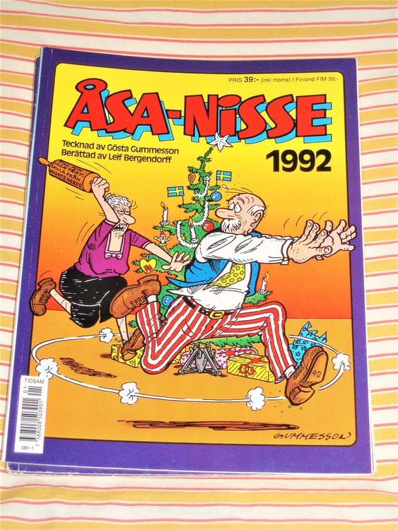 Åsa-Nisse årsalbum 1992 grundskick VF