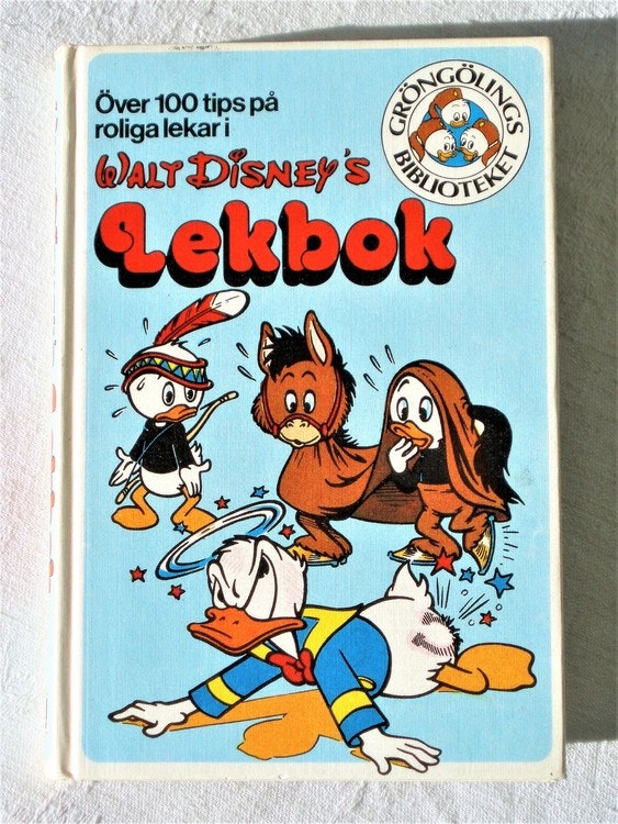 Walt Disneys "Lekbok"1976 Över 100 Tips På Roliga Lekar mycket bra ...