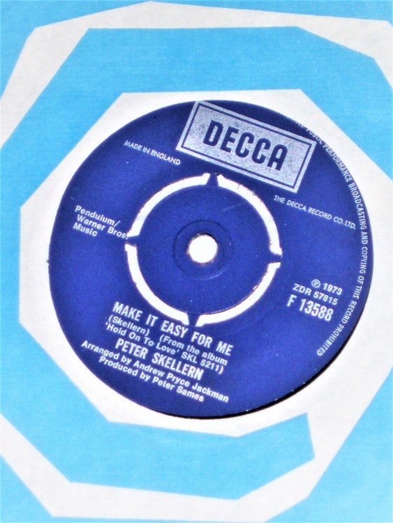 Peter Skellern "Make It Easy For Me" 1973 mycket bra skick.