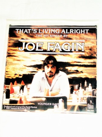 Joe Fagin "That´s Living Alright" mycket bra skick.