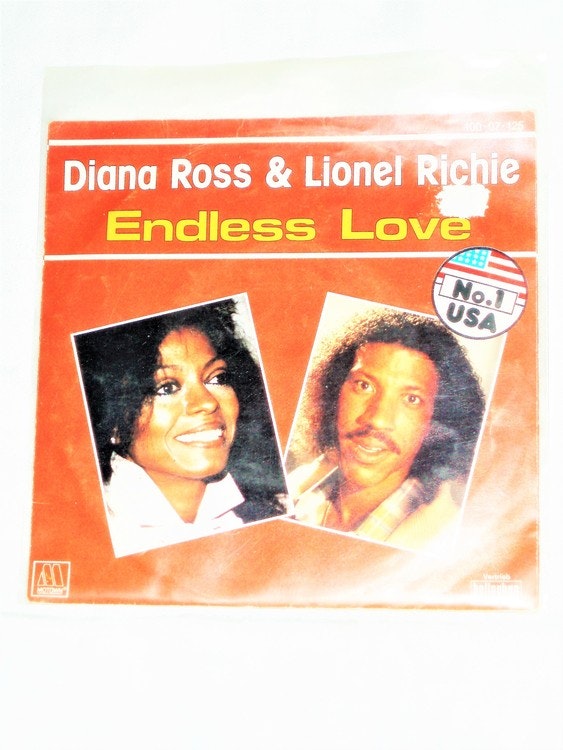 Diana Ross&Lionel Richie "Endless Love"mycket bra skick.