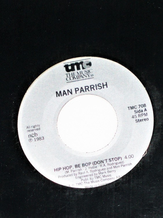 Man Parrish "Hip Hop,Be Bop (Dont Stop)" mycket bra skick.