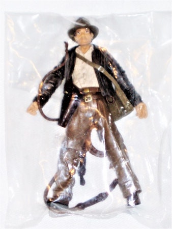 Indiana Jones höjd 9.5 cm normalt begagnat skick.Hasbro ny