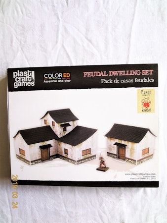 Byggmodell Plast Craft Games "Feodala byggnader"Färg S.L 2015