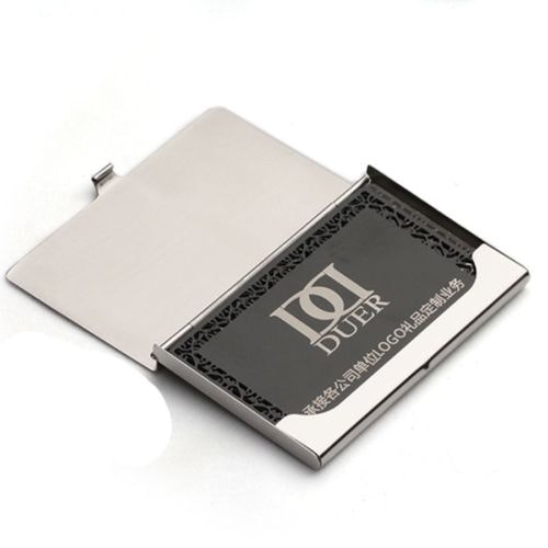 Kreditkortshållare Silver rostfritt stål Aluminium