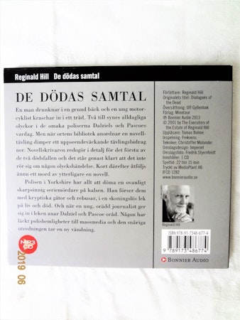 Reginald Hill "De Dödas Samtal" 2013 1cd 22 tim 15 min .